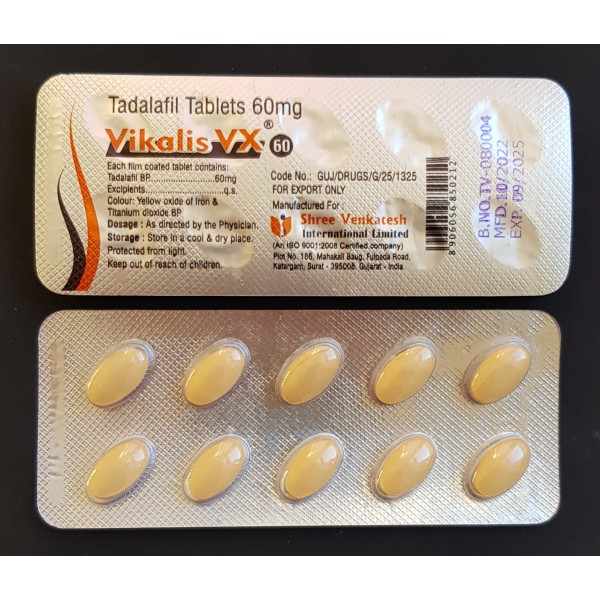 Tadalafil 60 mg Vikalis 60mg