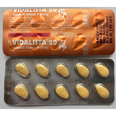 Tadalafil 20 mg Vidalista 20mg