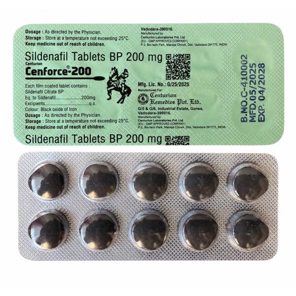 Sildenafil 200 Cenforce 200