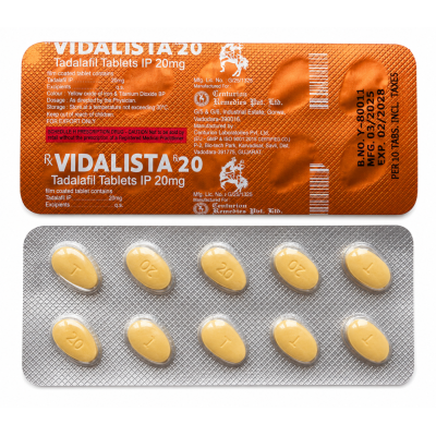 Tadalafil 20 mg Vidalista 20mg