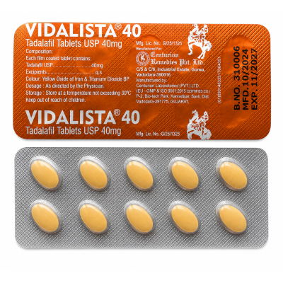 Tadalafil 40 mg Vidalista 40mg