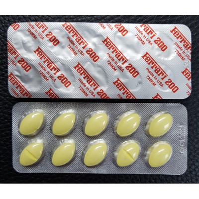 Ferrari 200 mg 2in1 Sildenafil 100 mg + Tadalafil 100 mg